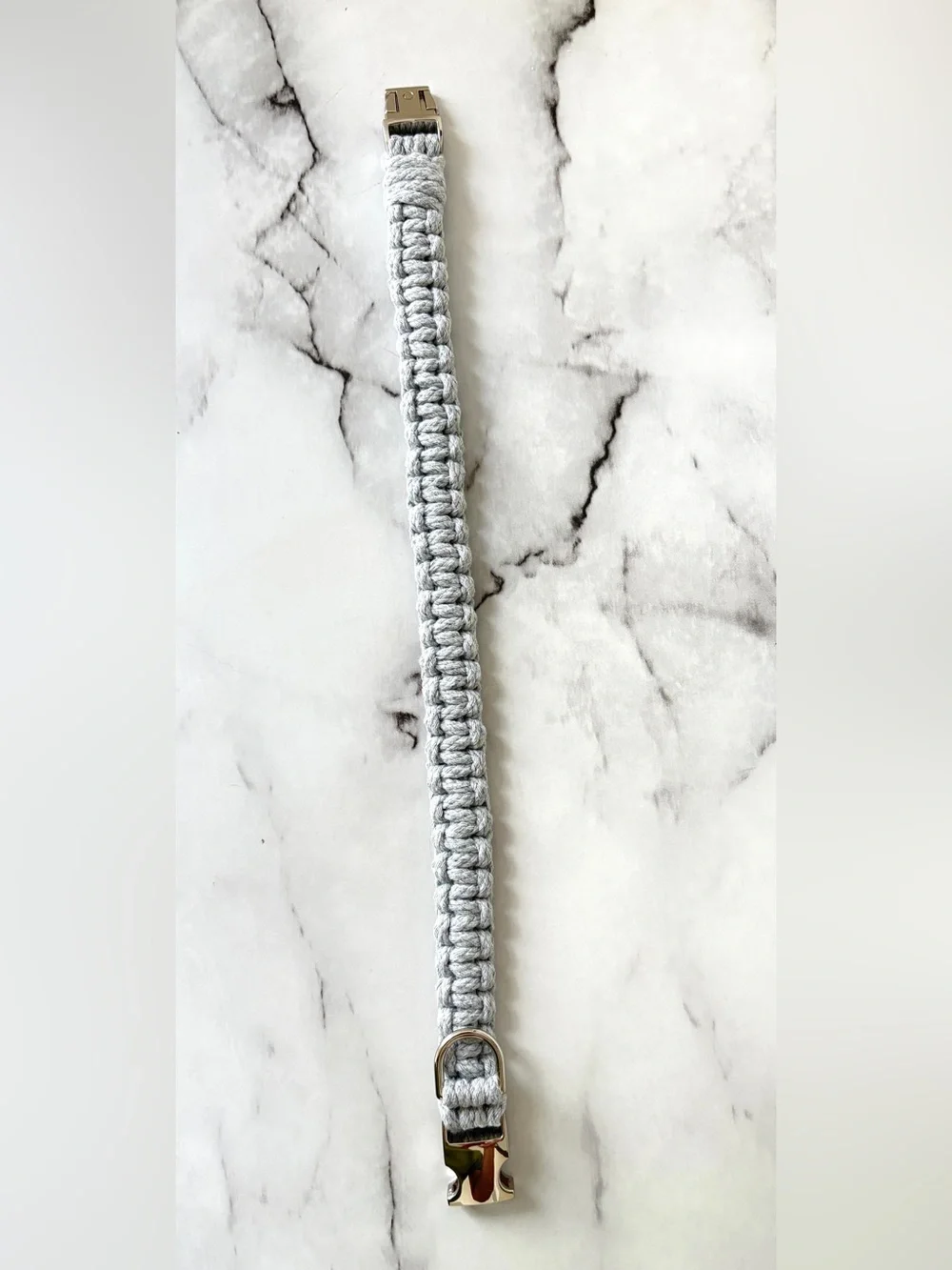 Gray Dog Collar - by Zink & Dot